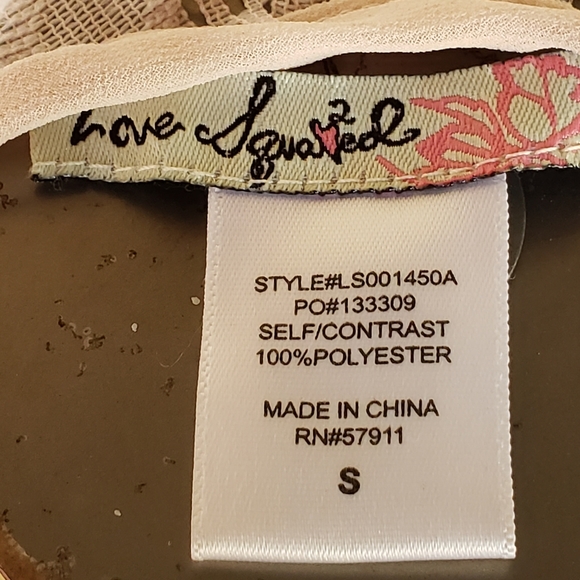 Blush Colored Blouse with Crochet Back - Picture 5 of 5